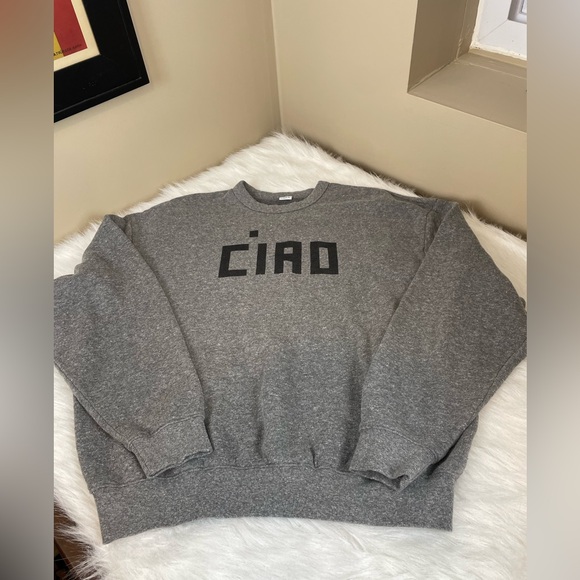 Clare V Heather Gray Crew Neck Sweater - Picture 5 of 14